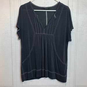 Lucky Brand Charcoal Gray Soft Tee